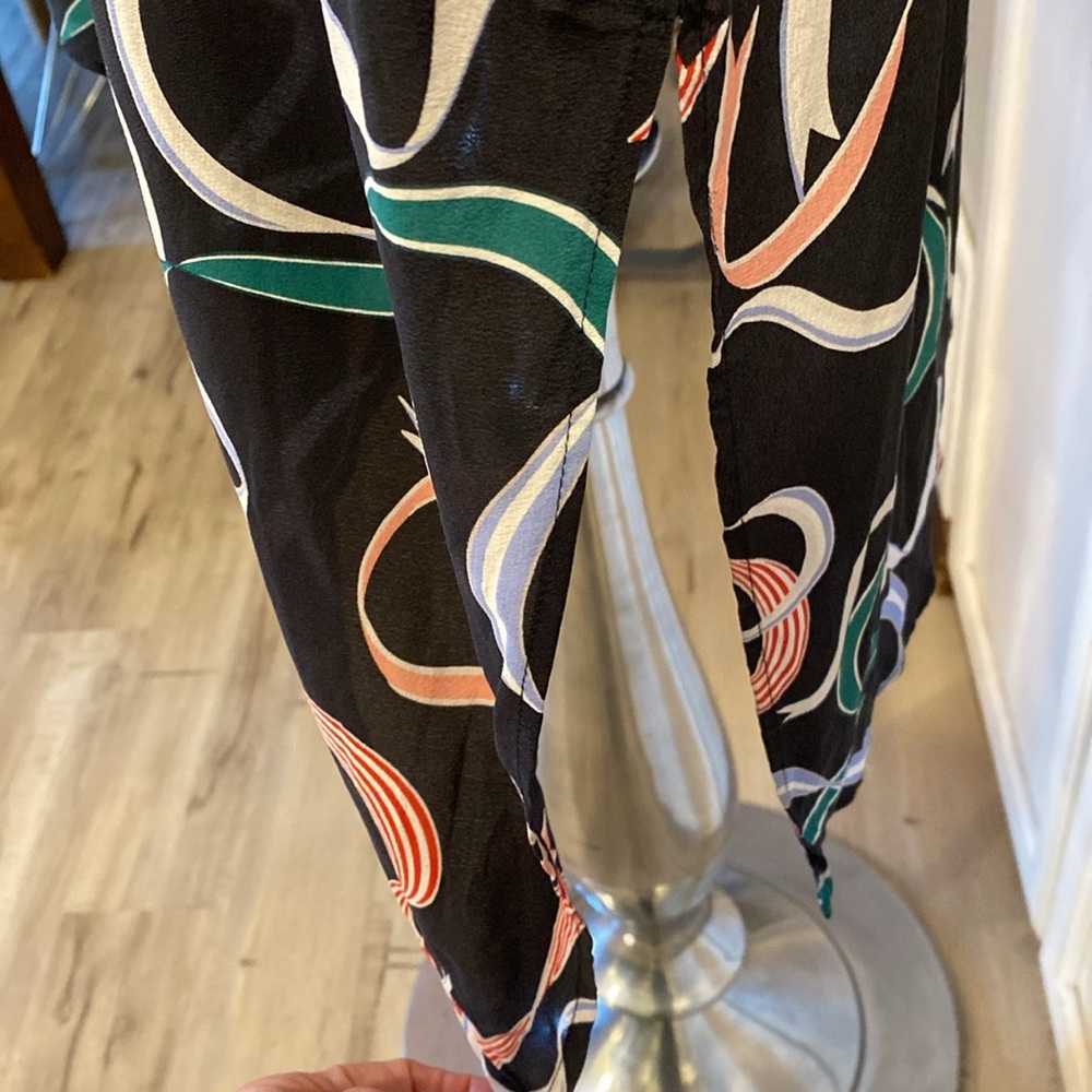 Equipment - 100% Silk Asymmetrical Dress Ptp 18” L 35” & 42.5” - Picture 7 of 11